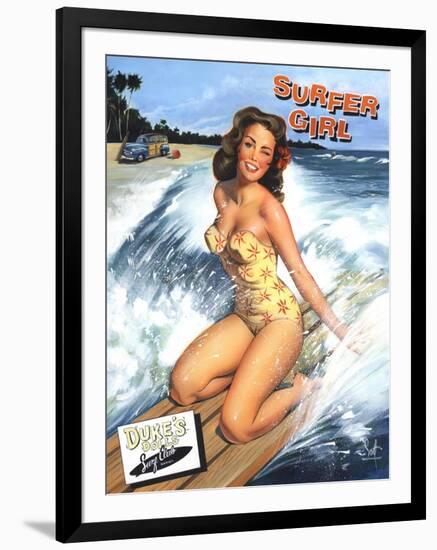 Surfer Girl-Scott Westmoreland-Framed Art Print