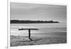 Surfer Holding Board Newport Rhode Island-null-Framed Photo