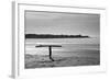 Surfer Holding Board Newport Rhode Island-null-Framed Photo