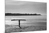 Surfer Holding Board Newport Rhode Island-null-Mounted Photo