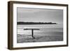 Surfer Holding Board Newport Rhode Island-null-Framed Photo