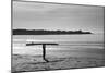 Surfer Holding Board Newport Rhode Island-null-Mounted Photo
