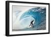 Surfer in Perfect Wave-Lantern Press-Framed Art Print