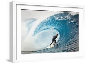 Surfer in Perfect Wave-Lantern Press-Framed Art Print