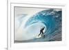 Surfer in Perfect Wave-Lantern Press-Framed Premium Giclee Print