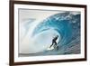 Surfer in Perfect Wave-Lantern Press-Framed Premium Giclee Print