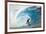 Surfer in Perfect Wave-Lantern Press-Framed Premium Giclee Print