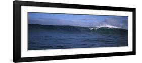 Surfer in the Sea, Maui, Hawaii, USA-null-Framed Photographic Print