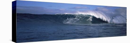 Surfer in the Sea, Maui, Hawaii, USA-null-Stretched Canvas