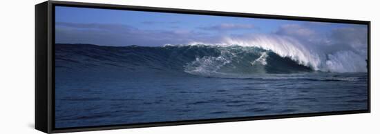 Surfer in the Sea, Maui, Hawaii, USA-null-Framed Stretched Canvas