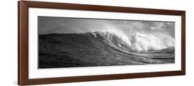 Surfer in the Sea, Maui, Hawaii, USA-null-Framed Photographic Print