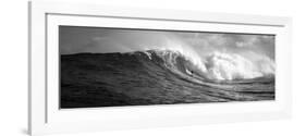 Surfer in the Sea, Maui, Hawaii, USA-null-Framed Photographic Print