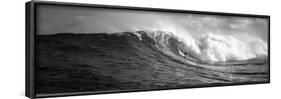 Surfer in the Sea, Maui, Hawaii, USA-null-Framed Photographic Print