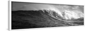 Surfer in the Sea, Maui, Hawaii, USA-null-Framed Photographic Print