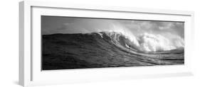 Surfer in the Sea, Maui, Hawaii, USA-null-Framed Photographic Print