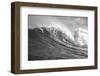 Surfer in the sea, Maui, Hawaii, USA-null-Framed Premium Photographic Print