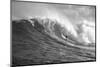 Surfer in the sea, Maui, Hawaii, USA-null-Mounted Premium Photographic Print