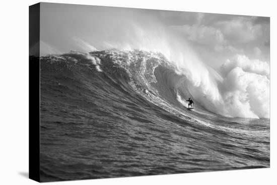 Surfer in the sea, Maui, Hawaii, USA-null-Stretched Canvas