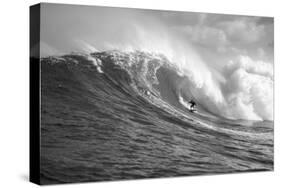 Surfer in the sea, Maui, Hawaii, USA-null-Stretched Canvas