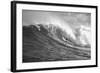 Surfer in the sea, Maui, Hawaii, USA-null-Framed Photographic Print