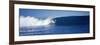 Surfer in the Sea, Tahiti, French Polynesia-null-Framed Photographic Print
