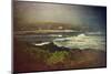 Surfer on a Waverunner in the Water at Hookipa Beach in Maui with the West Maui Mountains-pdb1-Mounted Photographic Print