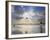 Surfer on City Beach, Tel Aviv, Israel-Michele Falzone-Framed Photographic Print