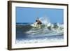 Surfer on Shortboard Riding Wave at Popular Playa Guiones Surf Beach-Rob Francis-Framed Photographic Print