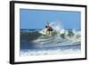 Surfer on Shortboard Riding Wave at Popular Playa Guiones Surf Beach-Rob Francis-Framed Photographic Print