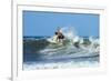 Surfer on Shortboard Riding Wave at Popular Playa Guiones Surf Beach-Rob Francis-Framed Photographic Print