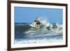 Surfer on Shortboard Riding Wave at Popular Playa Guiones Surf Beach-Rob Francis-Framed Photographic Print