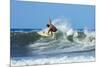 Surfer on Shortboard Riding Wave at Popular Playa Guiones Surf Beach-Rob Francis-Mounted Photographic Print