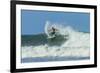 Surfer on Shortboard Riding Wave at Popular Playa Guiones Surf Beach-Rob Francis-Framed Photographic Print