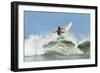 Surfer on Shortboard Riding Wave at Popular Playa Guiones Surf Beach-Rob Francis-Framed Photographic Print