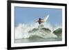 Surfer on Shortboard Riding Wave at Popular Playa Guiones Surf Beach-Rob Francis-Framed Photographic Print