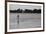 Surfer Paddling Shelter Island NY-null-Framed Photo