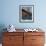 Surfer Rides a Wave Near the Golden Gate Bridge in San Francisco-null-Framed Photographic Print displayed on a wall