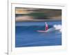 Surfer Rides Waves in the Pacific Ocean, Sayulita, Nayarit, Mexico-Merrill Images-Framed Photographic Print