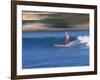 Surfer Rides Waves in the Pacific Ocean, Sayulita, Nayarit, Mexico-Merrill Images-Framed Photographic Print