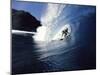 Surfer Riding a Wave-null-Mounted Premium Photographic Print