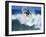 Surfer Riding a Wave-null-Framed Premium Photographic Print