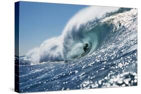 Surfer Riding a Wave-Rick Doyle-Stretched Canvas