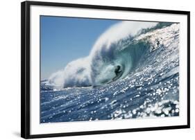Surfer Riding a Wave-Rick Doyle-Framed Premium Photographic Print