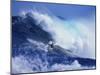 Surfer Riding a Wave-null-Mounted Photographic Print