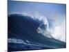 Surfer Riding a Wave-null-Mounted Photographic Print