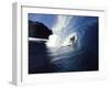 Surfer Riding a Wave-null-Framed Photographic Print