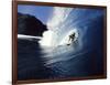 Surfer Riding a Wave-null-Framed Photographic Print