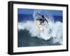 Surfer Riding a Wave-null-Framed Photographic Print