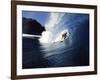 Surfer Riding a Wave-null-Framed Photographic Print