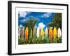 Surfer's Paradise - Hawaii-null-Framed Art Print